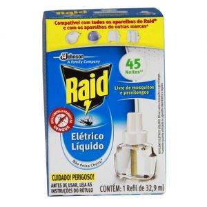 Raid Eletrico Líquido 45 Noites Refil 32,9ML