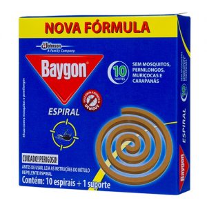 Baygon Repelente Espiral Metal c/10und - SC Johnson