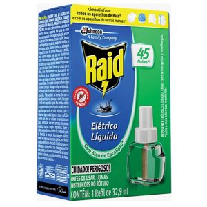 Raid Eletrico Líquido Eucalipto 45 Noites Rf 32,9ML