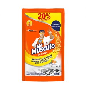 Mr Músculo Cozinha Refil Sachê 400Ml Promo. 20% Desc