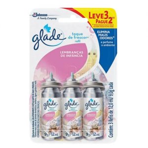 Glade T&F Lembr. de Infância Rf 12ML - Promo. L3/P2