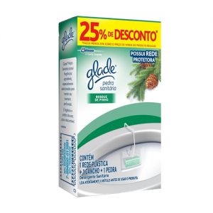 Glade Pedra Sanitária Pinho 25Gr Promo. 25% Desc.