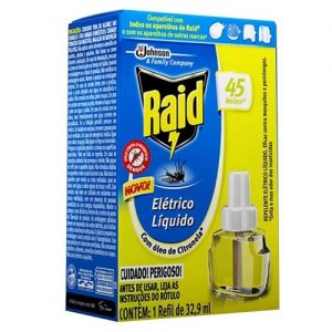 Raid Eletrico Líquido 45Noites Cintronela Rf 32,9ML