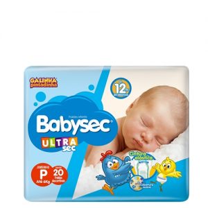 Fraldas Babysec Ultra Jumbinho "P" - FD c/8 UND