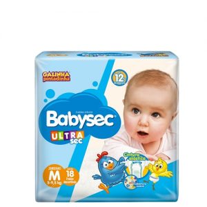 Fraldas Babysec Ultra Jumbinho "M" - Fd c/8 UND