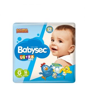 Fraldas Babysec Ultra Jumbinho "G" - FD c/8 UND