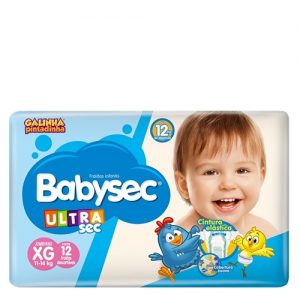 Fraldas Babysec Ultra Jumbinho "XG" - FD c/8 UND