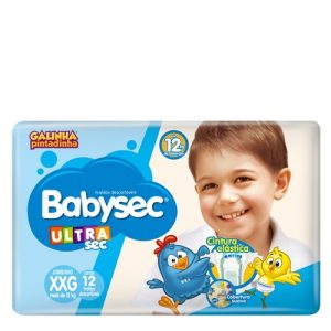 Fraldas Babysec Ultra Jumbinho "XXG" - FD c/8 UND