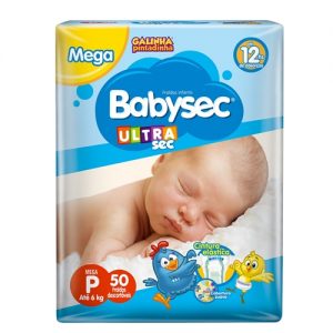 Fraldas Babysec Ultra Mega "P" - FD c/6 UND
