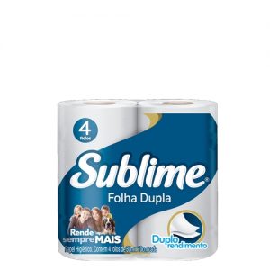 Papel Higiênico Sublime 30M Folha Dupla - FD c/16 UND