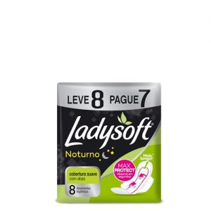 Absorvente C/Abas Noturno Suave L8P7 - CX c/12 UND