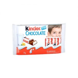 Kinder Chocolate com 6 Barrinhas CX c/ 20und