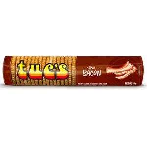 Tuc´S Biscoito Sabor Bacon 100Gr - CX c/30 UND