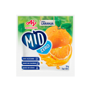 MID Zero Refresco em Pó Laranja 10Gr - Display c/15und