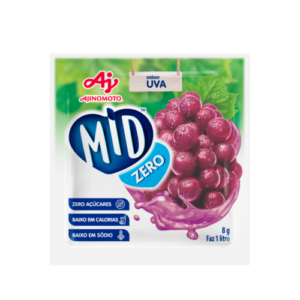 MID Zero Refresco em Pó Uva 8Gr - Display c/15und