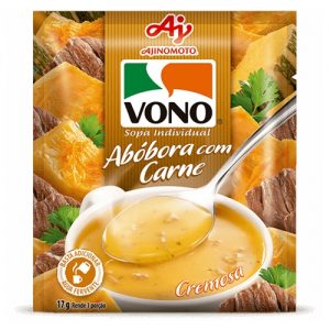 Sopa Vono Abóbora Com Carne 17Gr - Display c/23und