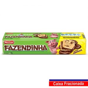 Fazendinha Recheado Chocolate 130Gr - CX c/20 UND