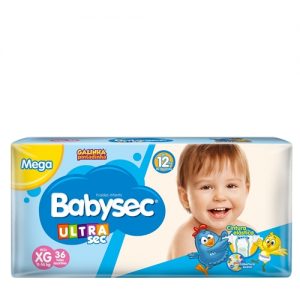 Fraldas Babysec Ultra Mega "XG" - Fd c/6 UND