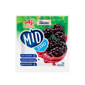 MID Zero Refresco em Pó Amora 8Gr - Display c/15und
