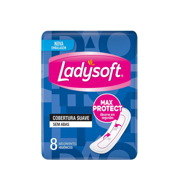 Absorvente Ladysoft Normal Suave S/Abas - Cx c/ 12 UND