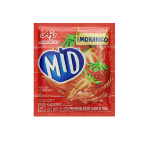 Mid Refresco Morango 20Gr - Display c/15und