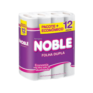 Papel Higiênico NOBLE Folha Dupla 20M - FD c/10 UND