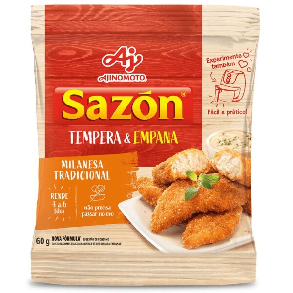 Sazón Tempera e Empana Tradicional 60Gr - Display c/12und