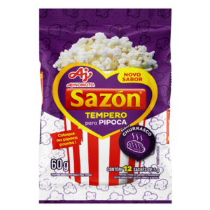 Sazón Pipoca Sabor Churrasco - 60Gr