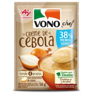 Vono Chef Creme de Cebola Menos Sódio 58Gr - Display c/12und