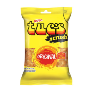 Bisc. Tuc´S DIN Crackers Crush Sabor Original 60Gr - CX c/20 UND