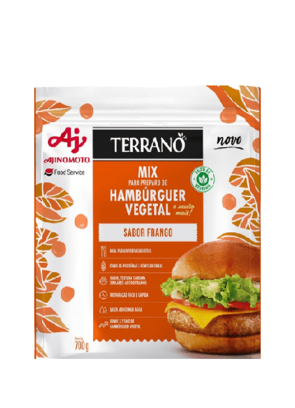 MIX Preparo Hamburguer Vegetal Sabor Frango - 700Gr