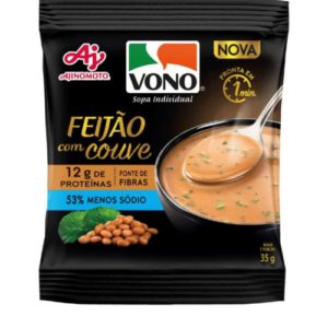 Sopa Vono Proteína Feijão/Couve 35Gr - Display c/12und