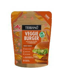 Mistura p/ Hamburguer sabor Frango - Terrano Veggie Burger 160Gr
