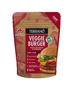 Mistura p/ Hamburguer sabor Carne - Terrano Veggie Burger 160Gr