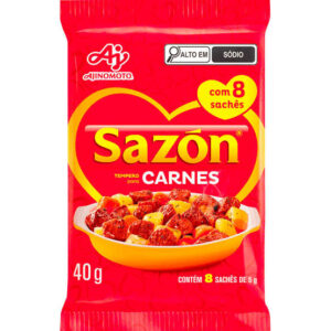 Sazón Sabor Carne 40Gr -  Pct c/ 8|Sachês|5Gr